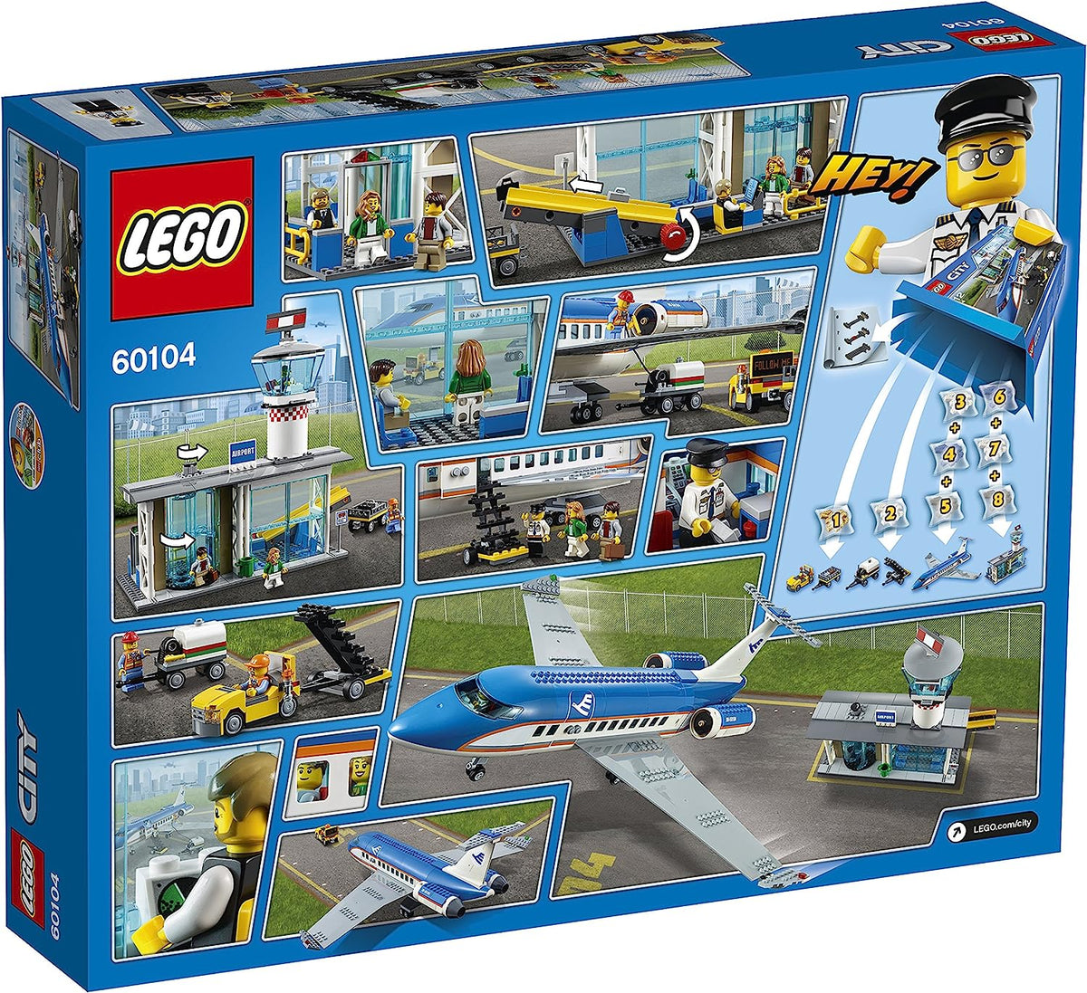 LEGO City 60104 Flughafen-Abfertigungshalle