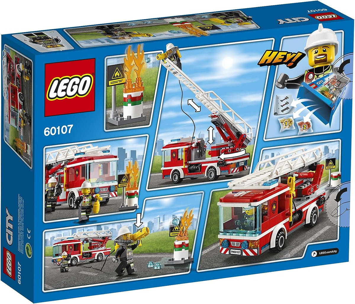LEGO City 60107 Feuerwehrfahrzeug mit fahrbarer Leiter