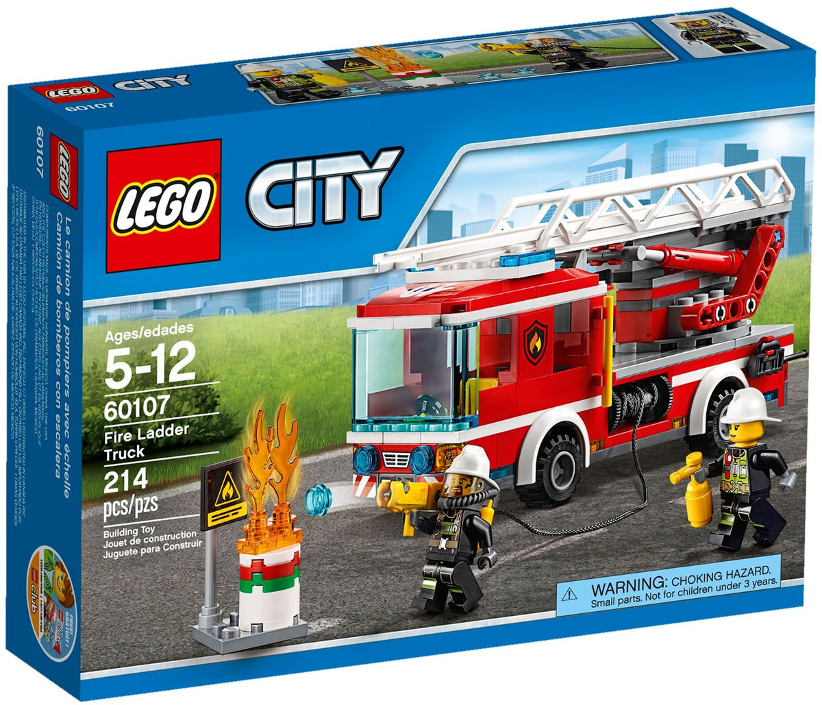 LEGO City 60107 Feuerwehrfahrzeug mit fahrbarer Leiter