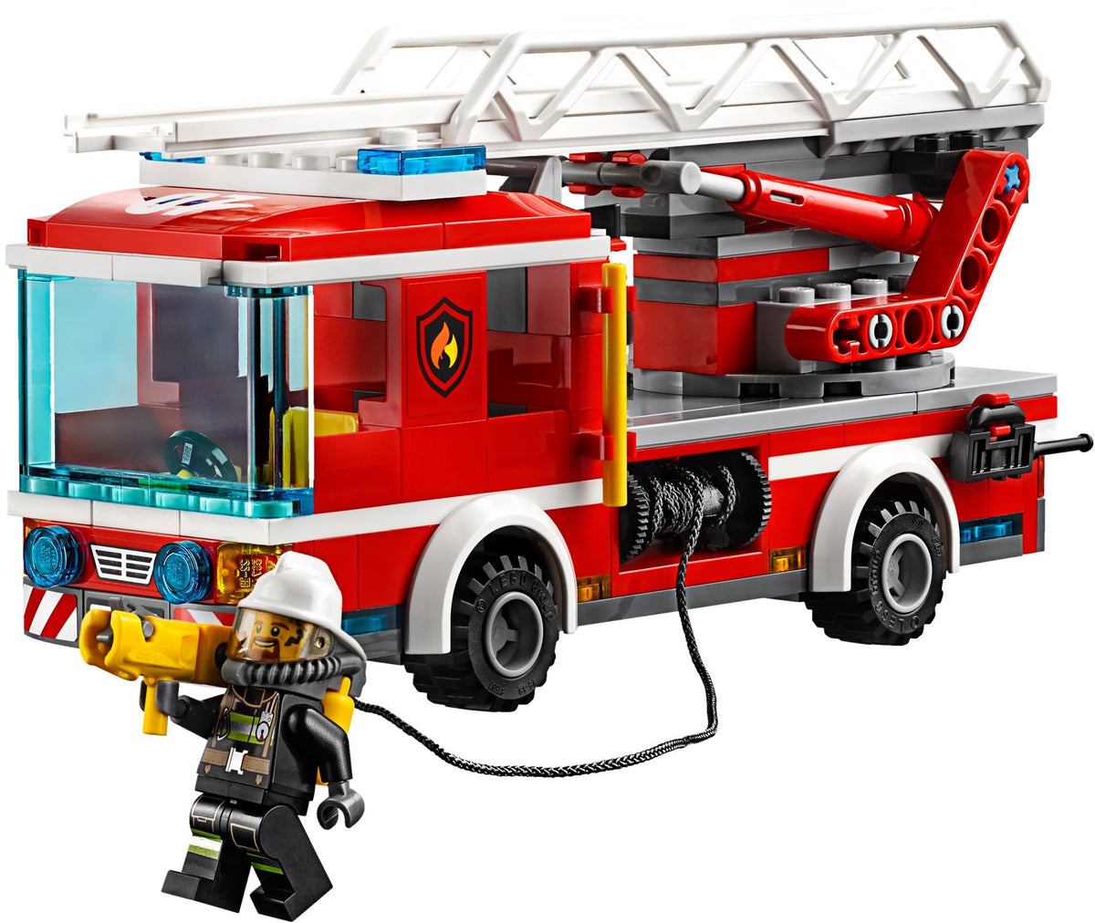 LEGO City 60107 Feuerwehrfahrzeug mit fahrbarer Leiter