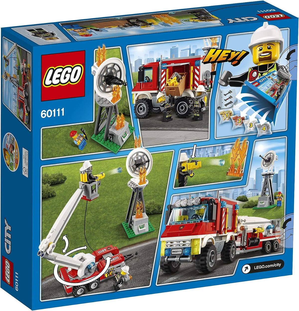LEGO City 60111 Feuerwehr-Einsatzfahrzeug
