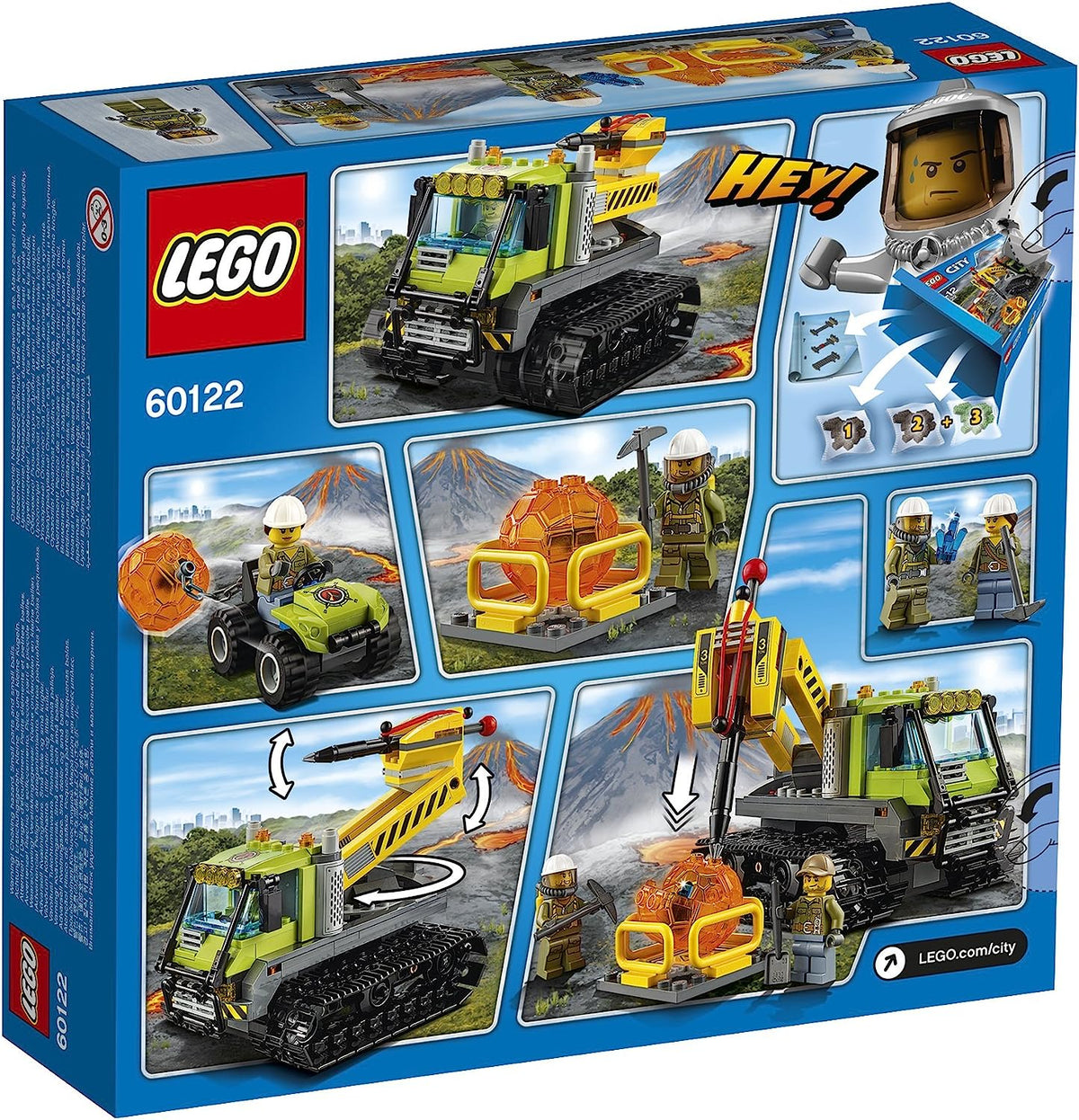 LEGO City 60122 Vulkan-Raupe