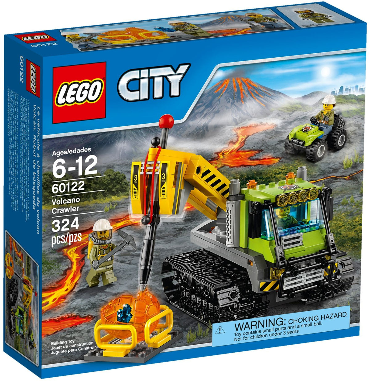 LEGO City 60122 Vulkan-Raupe