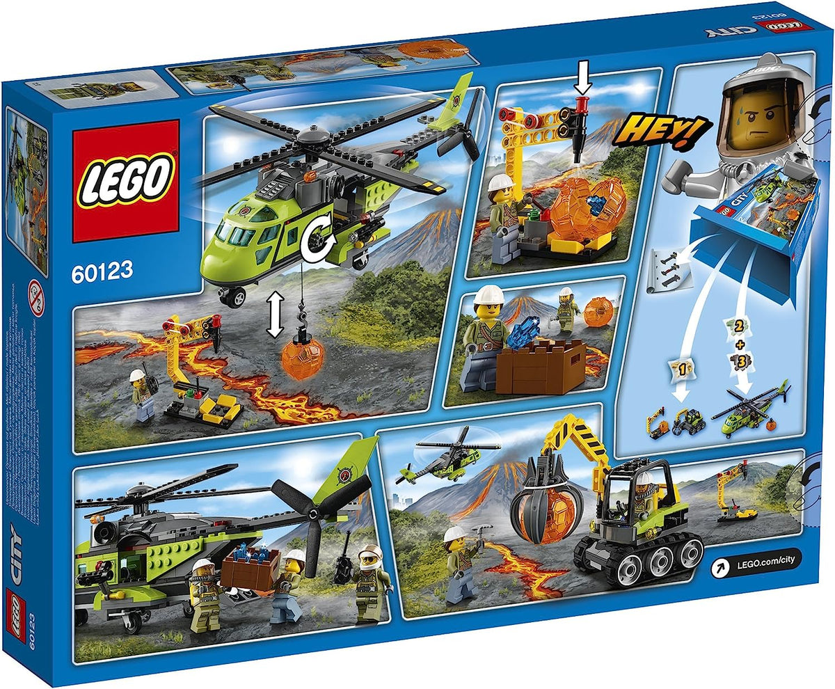 LEGO City 60123 Vulkan-Versorgungshelikopter