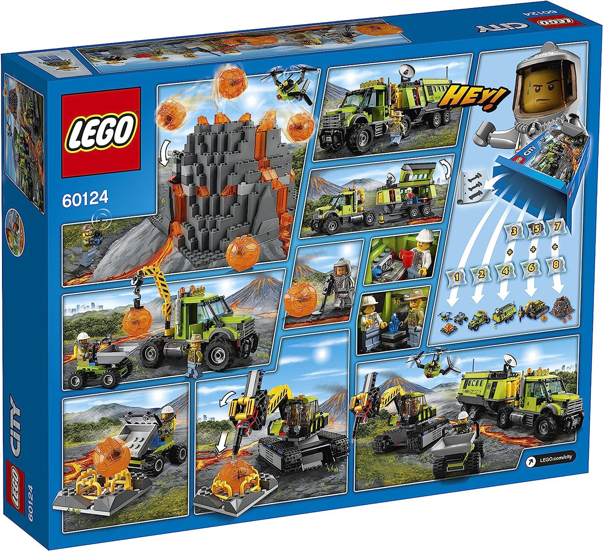LEGO City 60124 Vulkan-Forscherstation