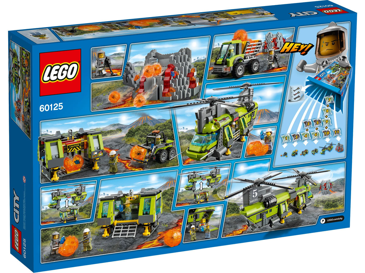LEGO City 60125 Vulkan-Schwerlasthelikopter
