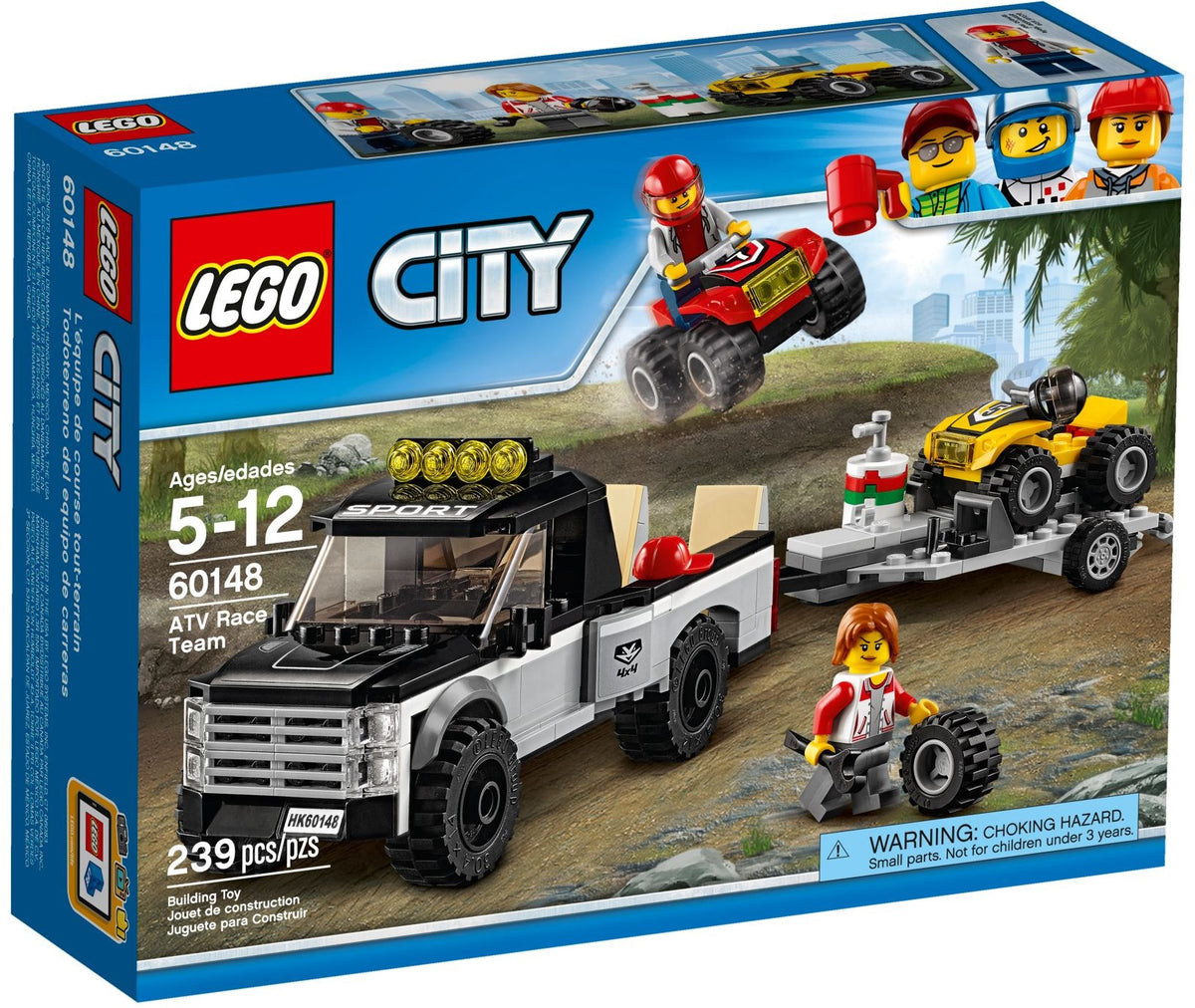LEGO City 60148 Quad-Rennteam
