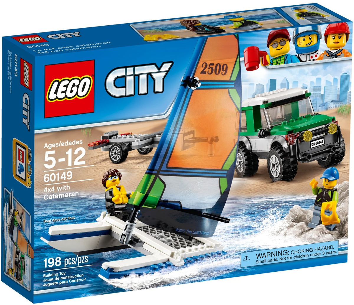 LEGO City 60149 Geländewagen mit Katamaran