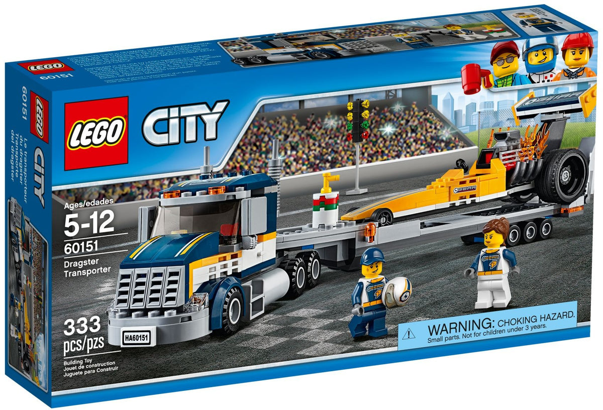 LEGO City 60151 Dragster-Transporter