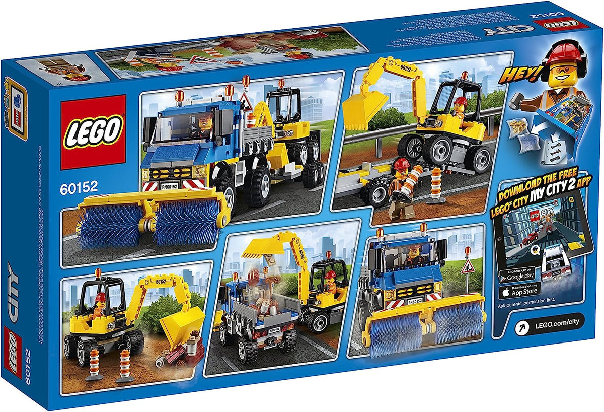 LEGO City 60152 Straßenreiniger und Bagger
