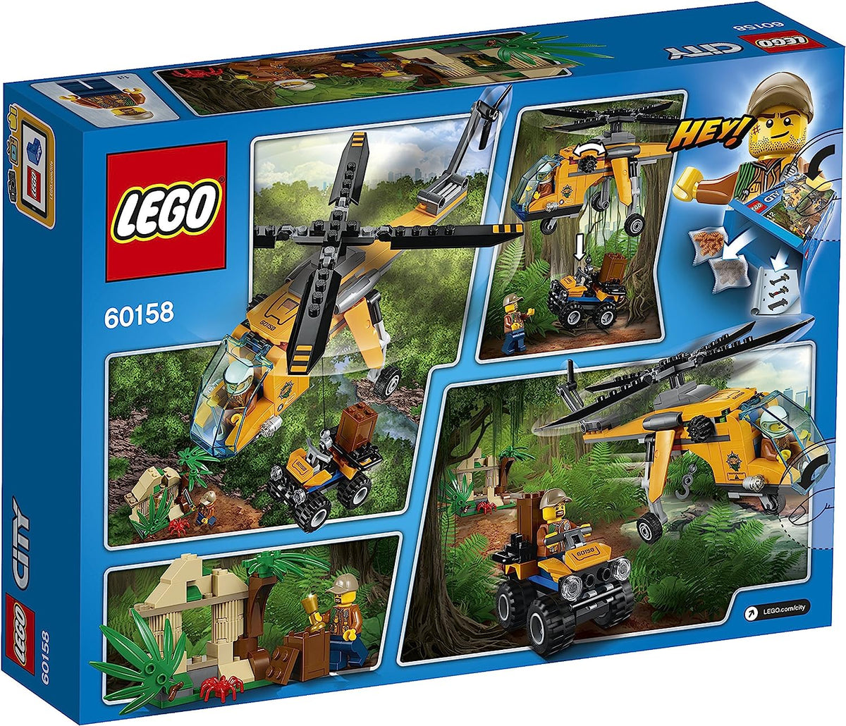 LEGO City 60158 Dschungel-Frachthubschrauber