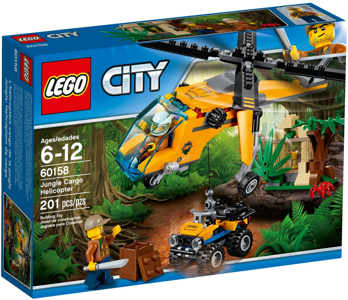 LEGO City 60158 Dschungel-Frachthubschrauber