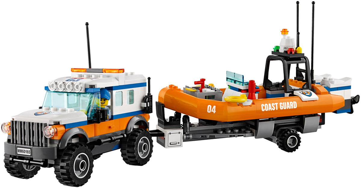 LEGO City 60165 Geländewagen mit Rettungsboot