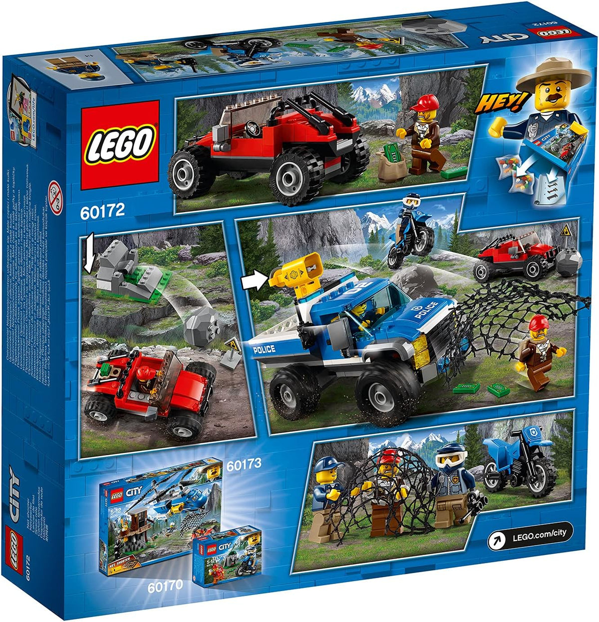 LEGO City 60172 Verfolgungsjagd auf Schotterpisten