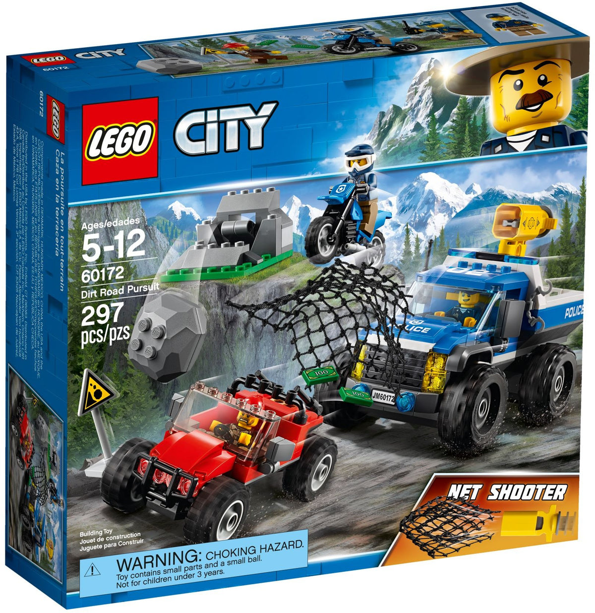 LEGO City 60172 Verfolgungsjagd auf Schotterpisten