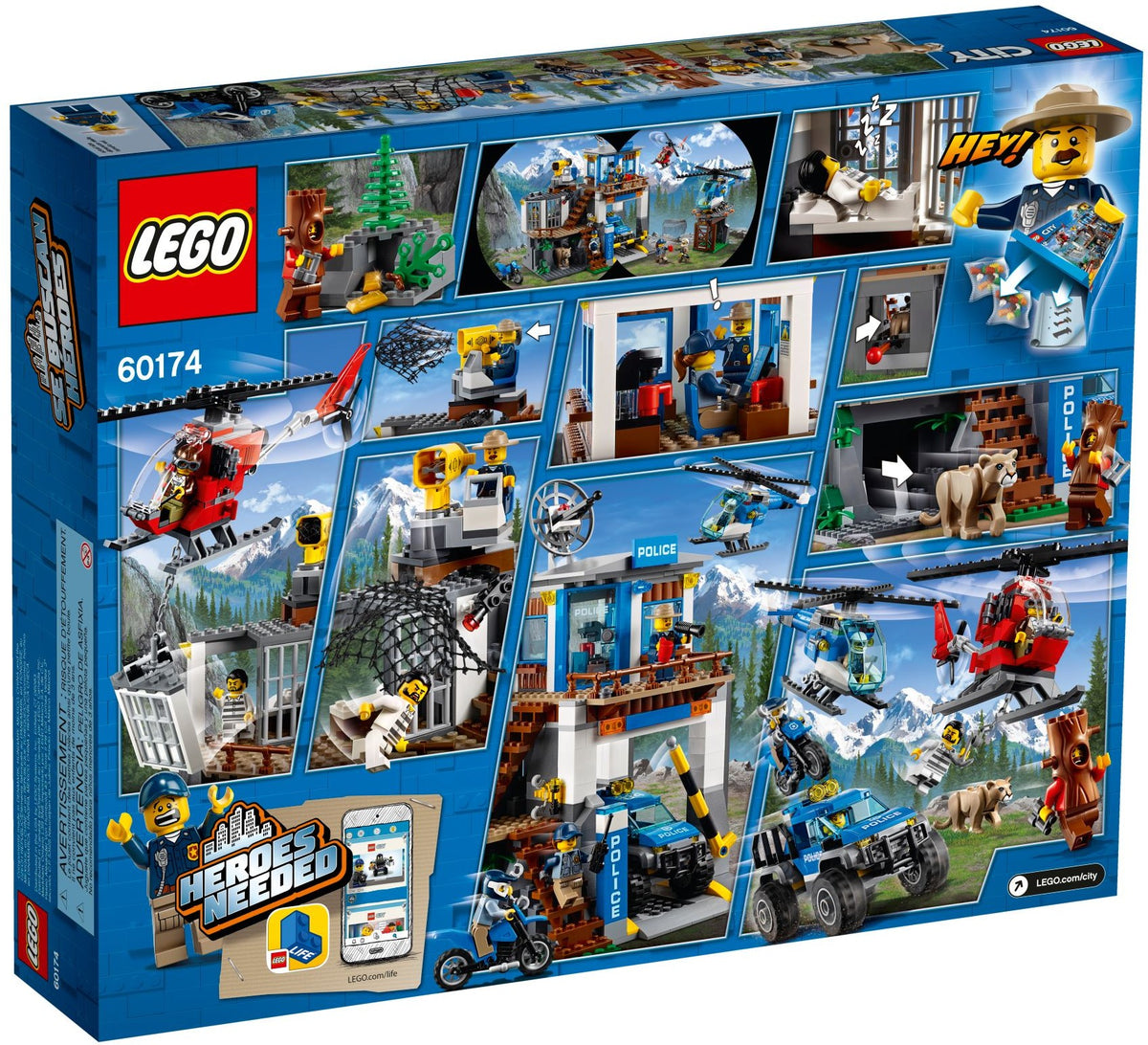 LEGO City 60174 Hauptquartier der Gebirgspolizei