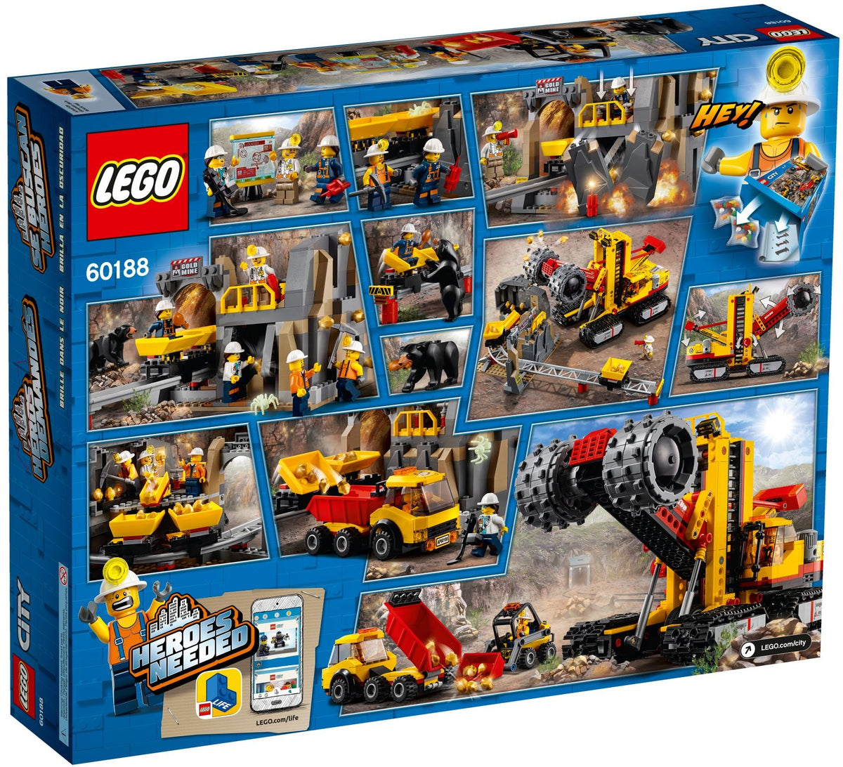 LEGO City 60188 Bergbauprofis an der Abbaustätte