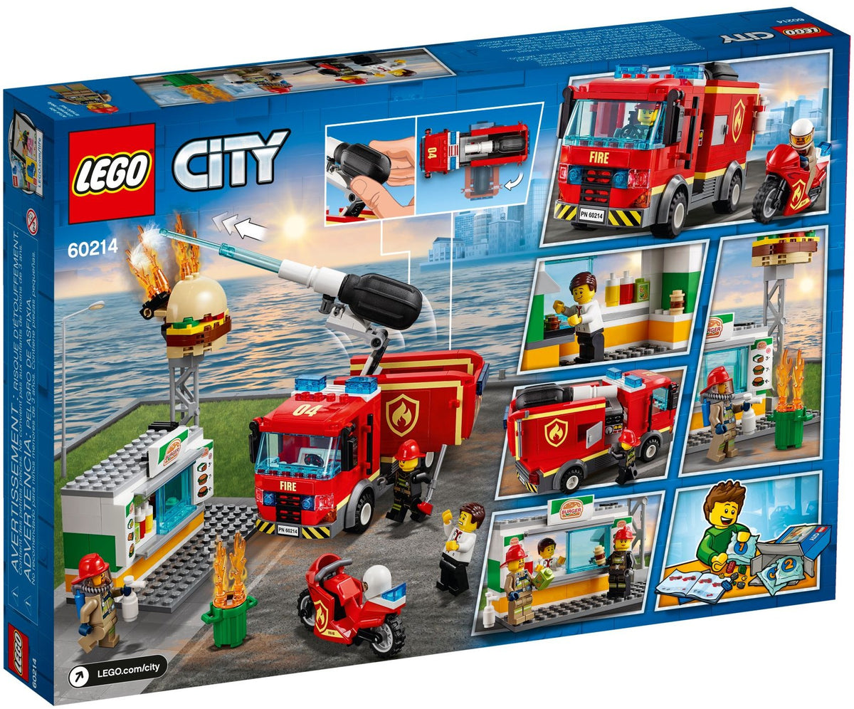LEGO City 60214 Feuerwehreinsatz im Burger-Restaurant