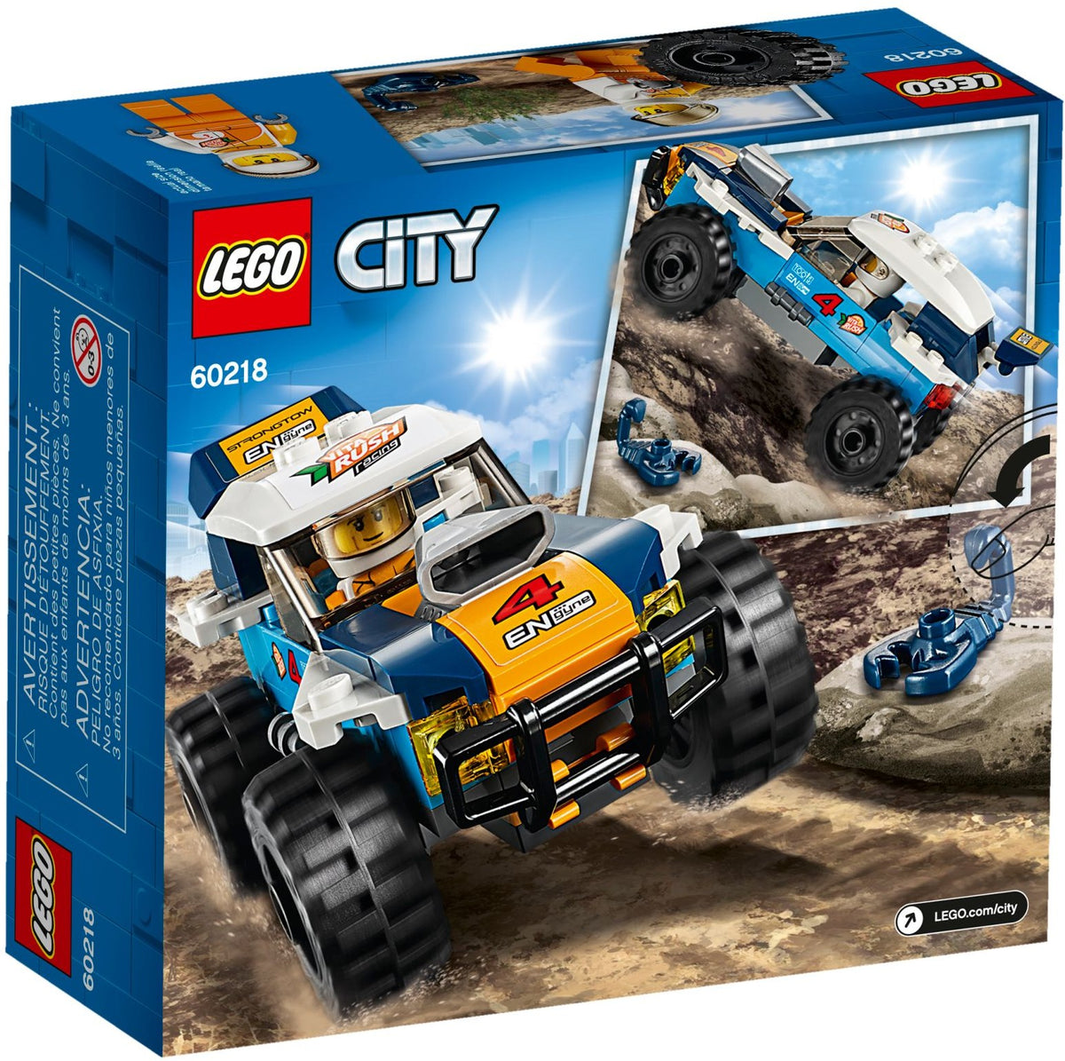LEGO City 60218 Wüsten-Rennwagen