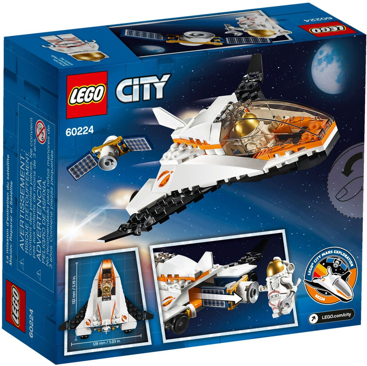 LEGO City 60224 Mars Mission Wartungs-Shuttle