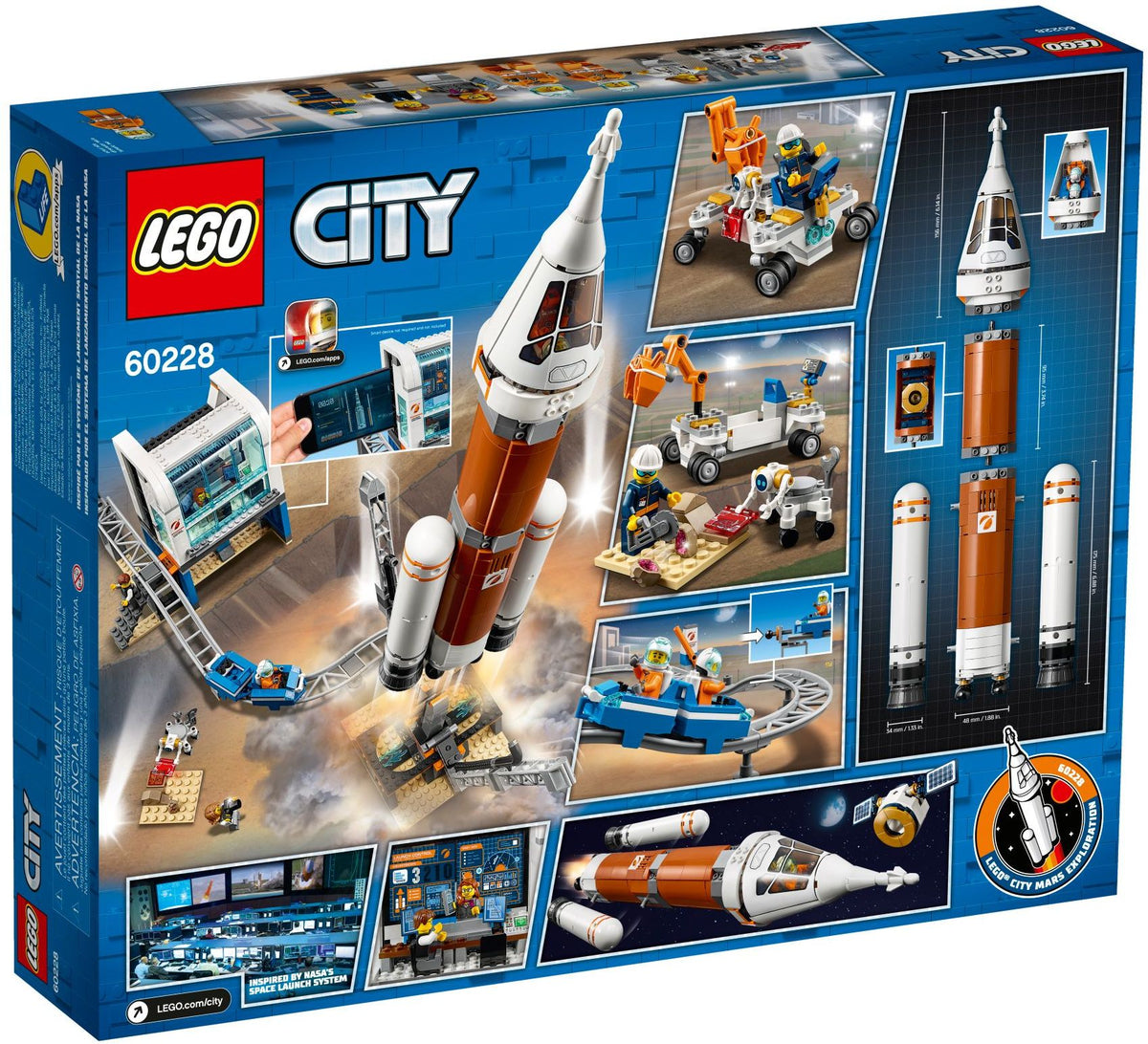LEGO City 60228 Mars Mission Weltraum-Forschungsraketen-Kontrollzentrum