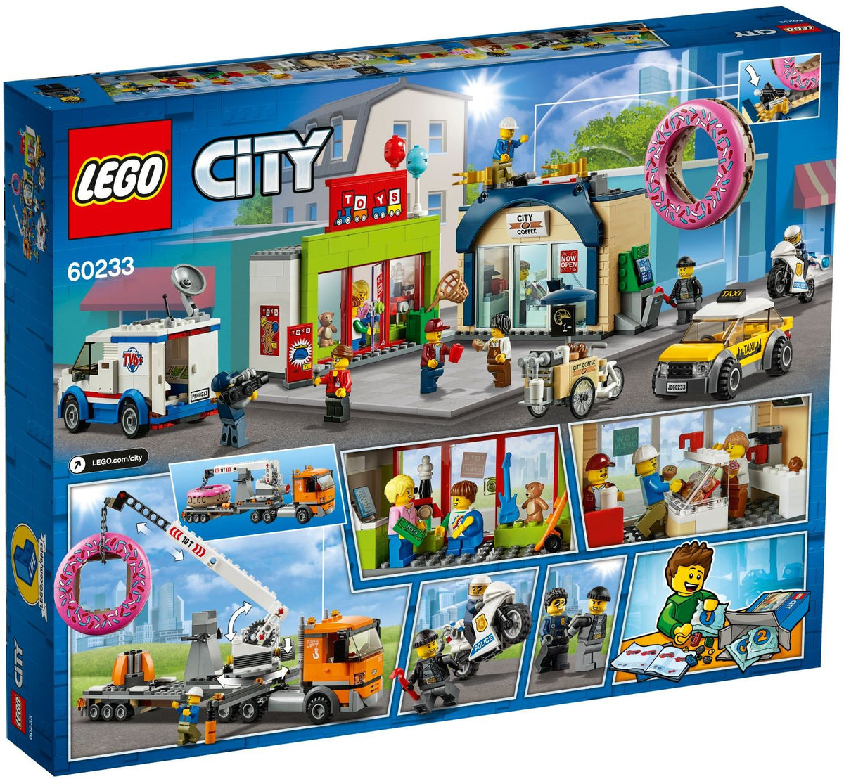 LEGO City 60233 Große Donut-Shop-Eröffnung