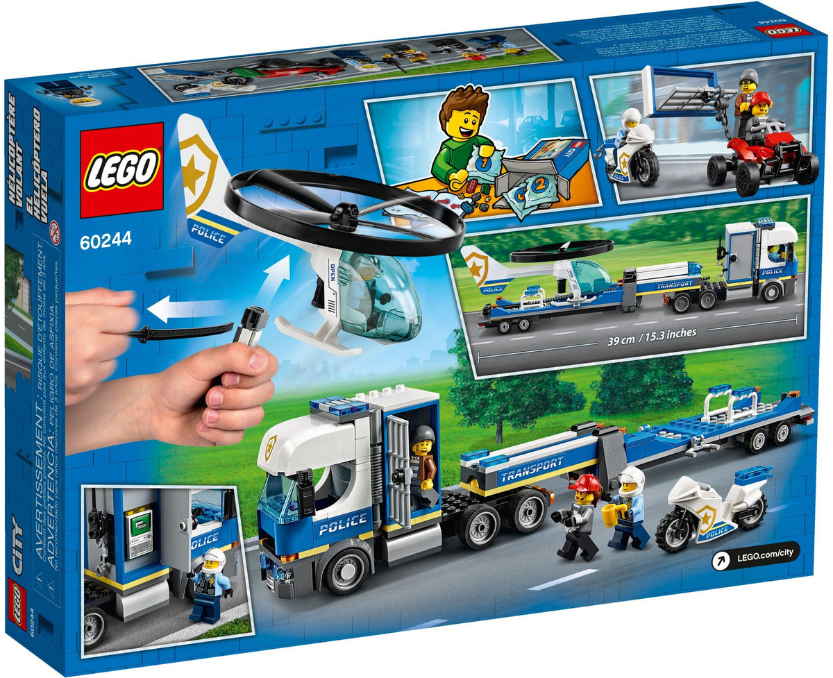 LEGO City 60244 Polizeihubschrauber-Transport