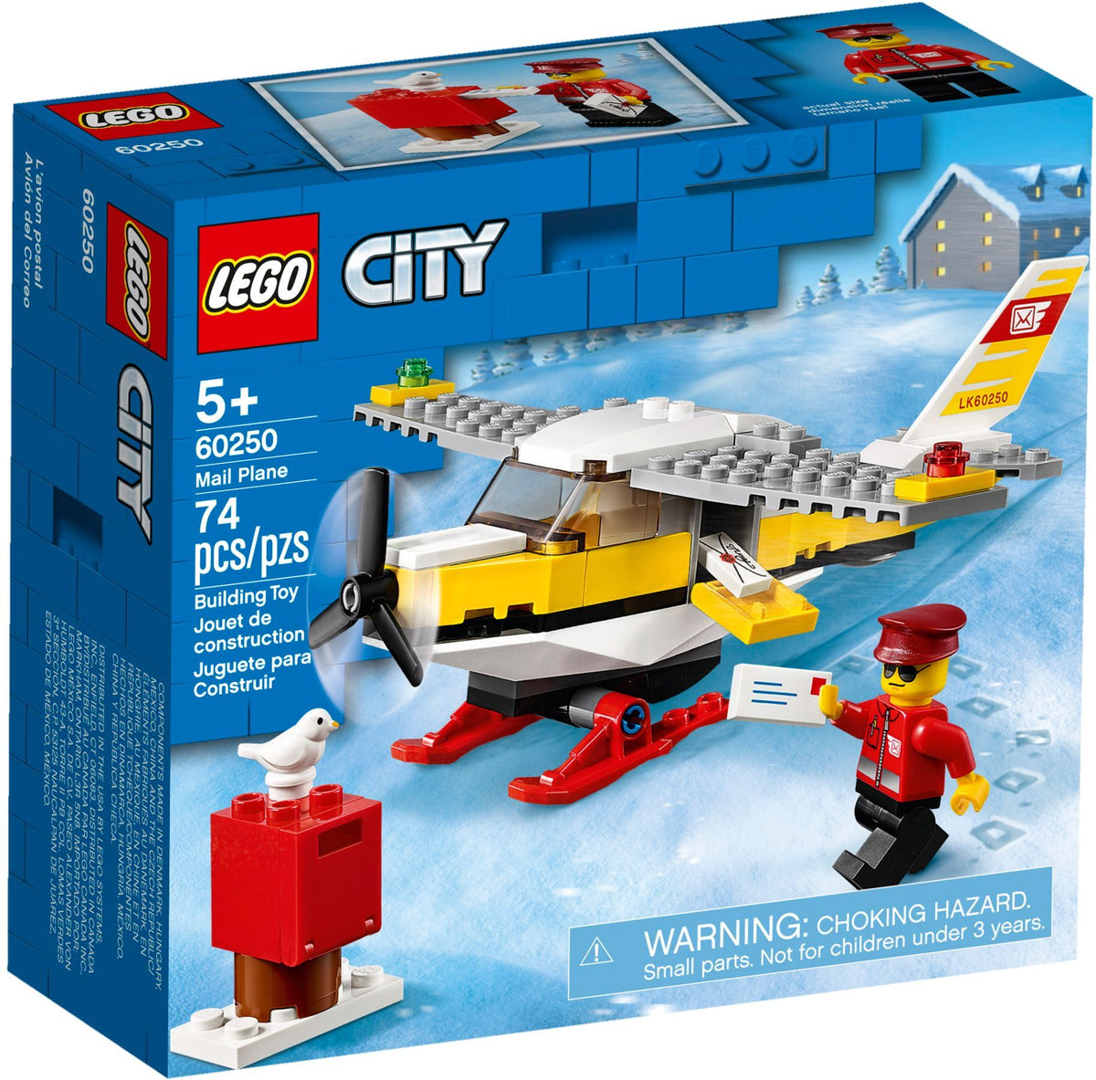 LEGO City 60250 Post-Flugzeug