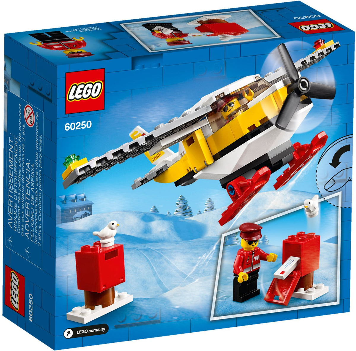 LEGO City 60250 Post-Flugzeug