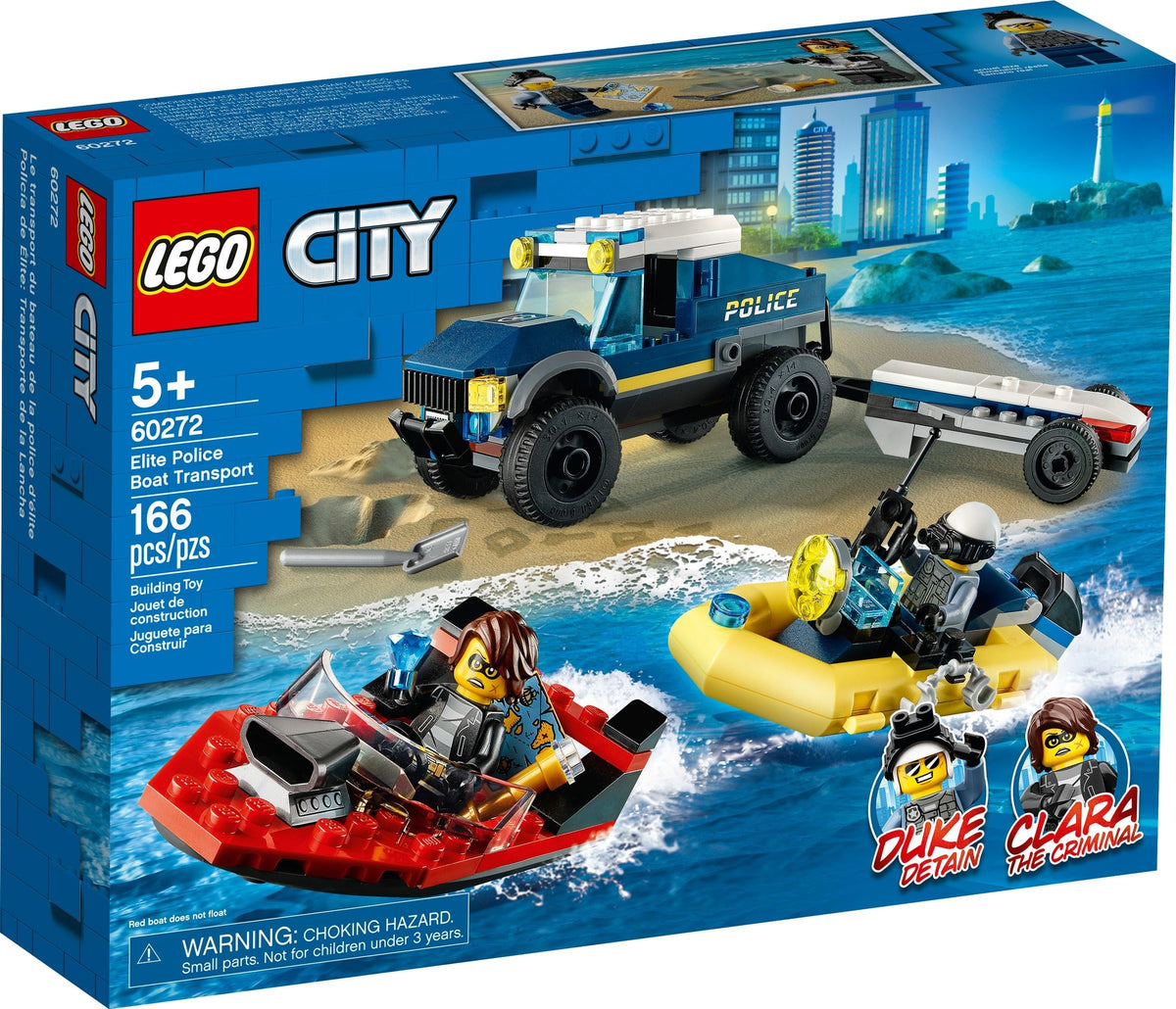 LEGO City 60272 Transport des Polizeiboots
