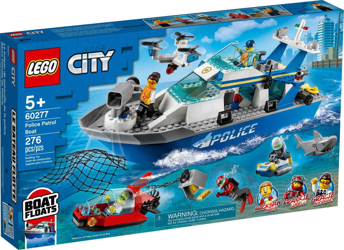 LEGO City 60277 Polizeiboot