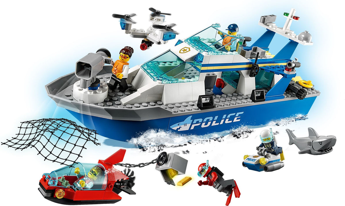 LEGO City 60277 Polizeiboot