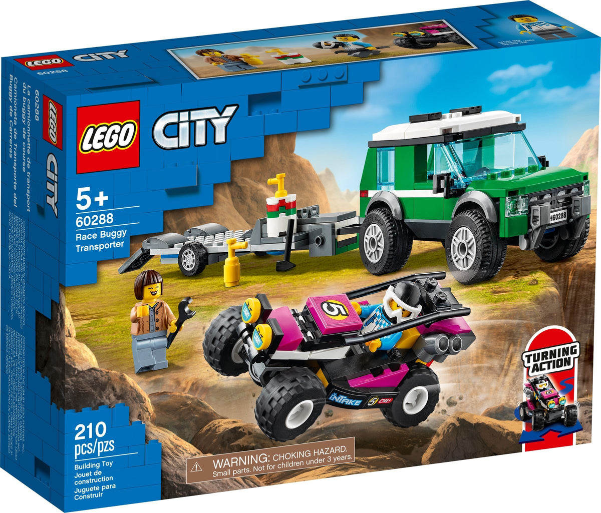 LEGO City 60288 Rennbuggy-Transporter