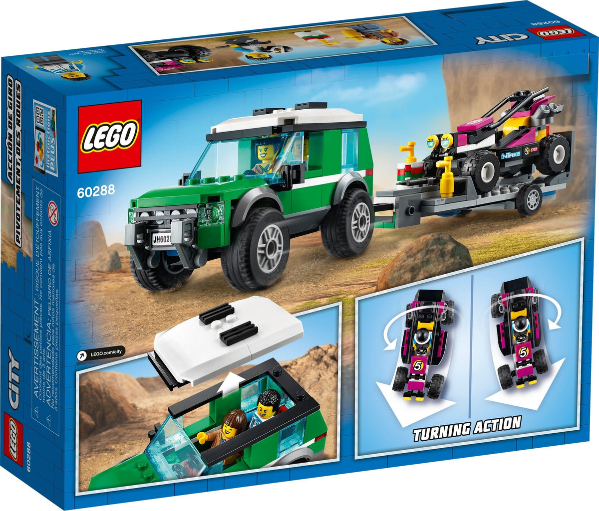 LEGO City 60288 Rennbuggy-Transporter