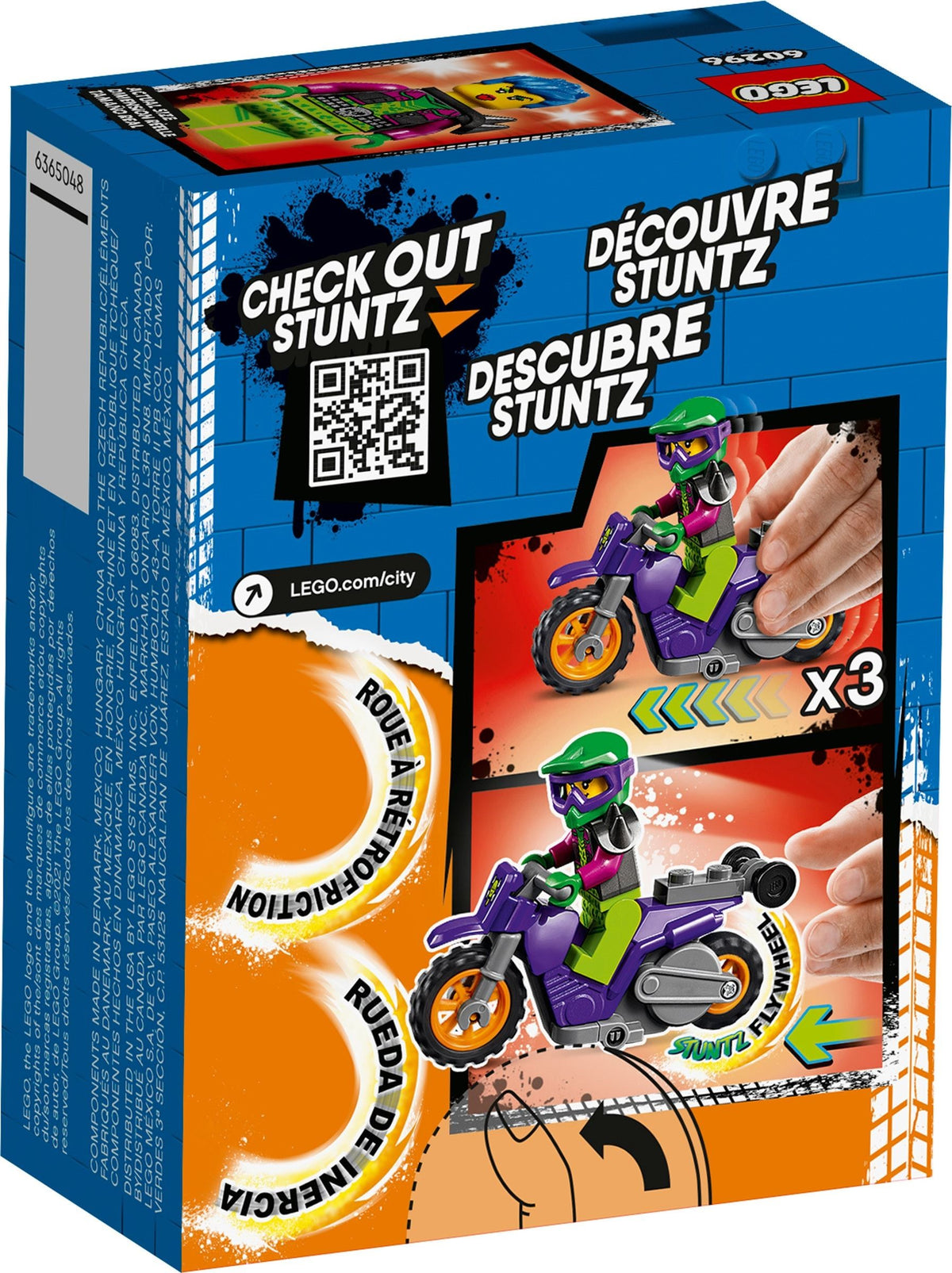 LEGO City 60296 Wheelie-Stuntbike