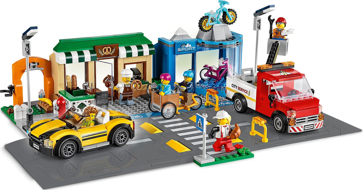 LEGO City 60306 Einkaufsstraße mit Geschäften