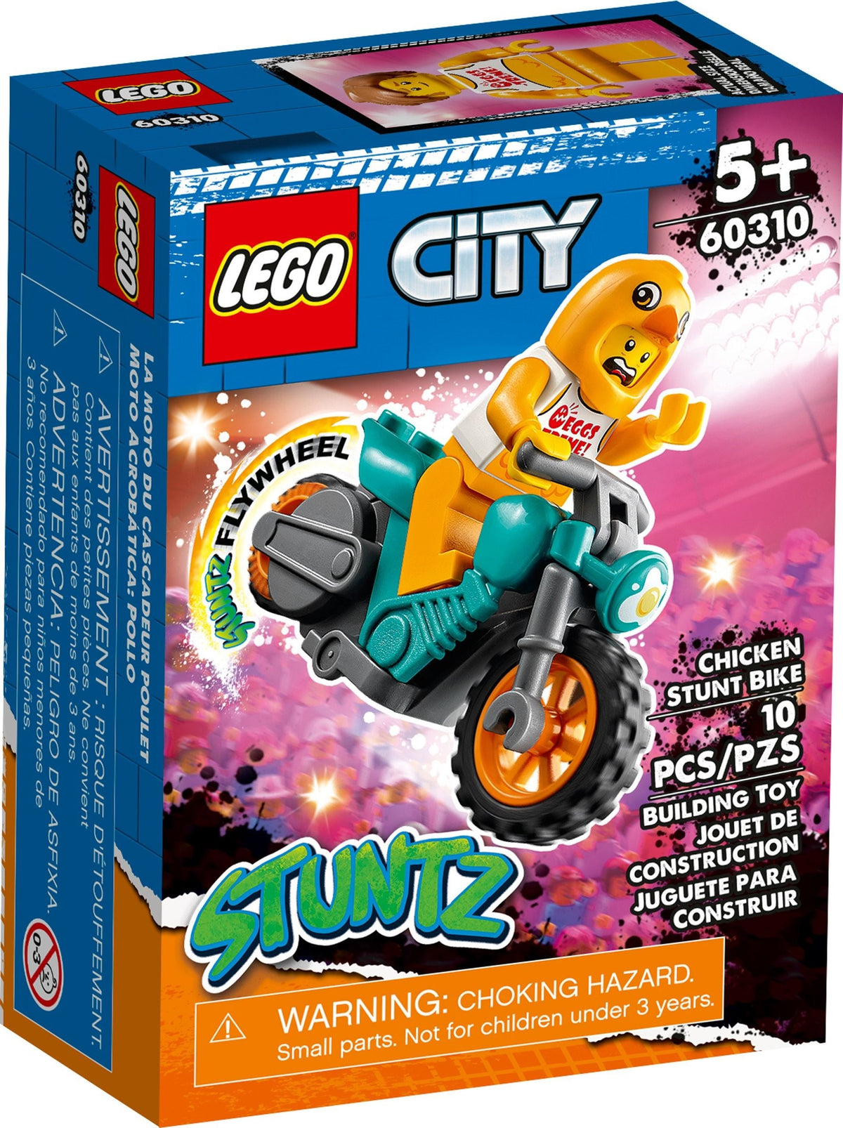 LEGO City 60310 Maskottchen-Stuntbike