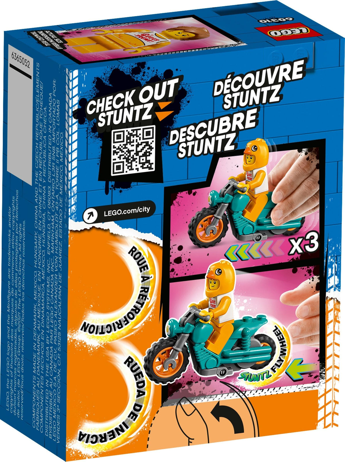 LEGO City 60310 Maskottchen-Stuntbike