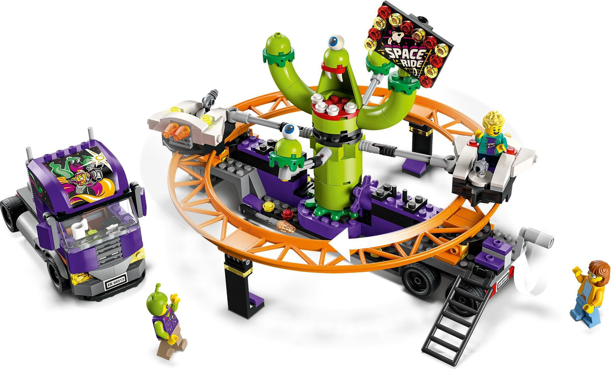 LEGO City 60313 LKW mit Weltraumkarussell