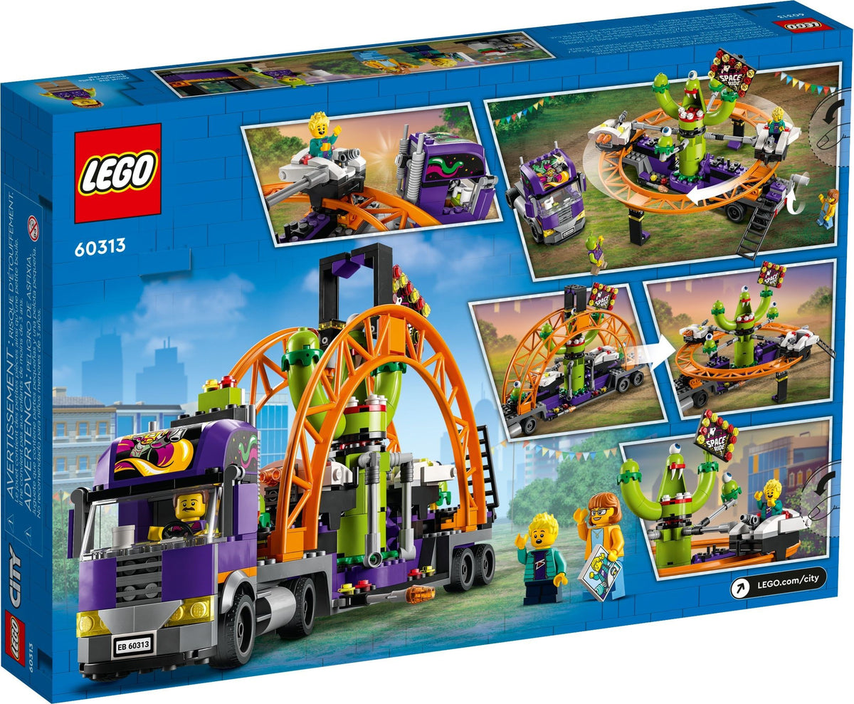 LEGO City 60313 LKW mit Weltraumkarussell