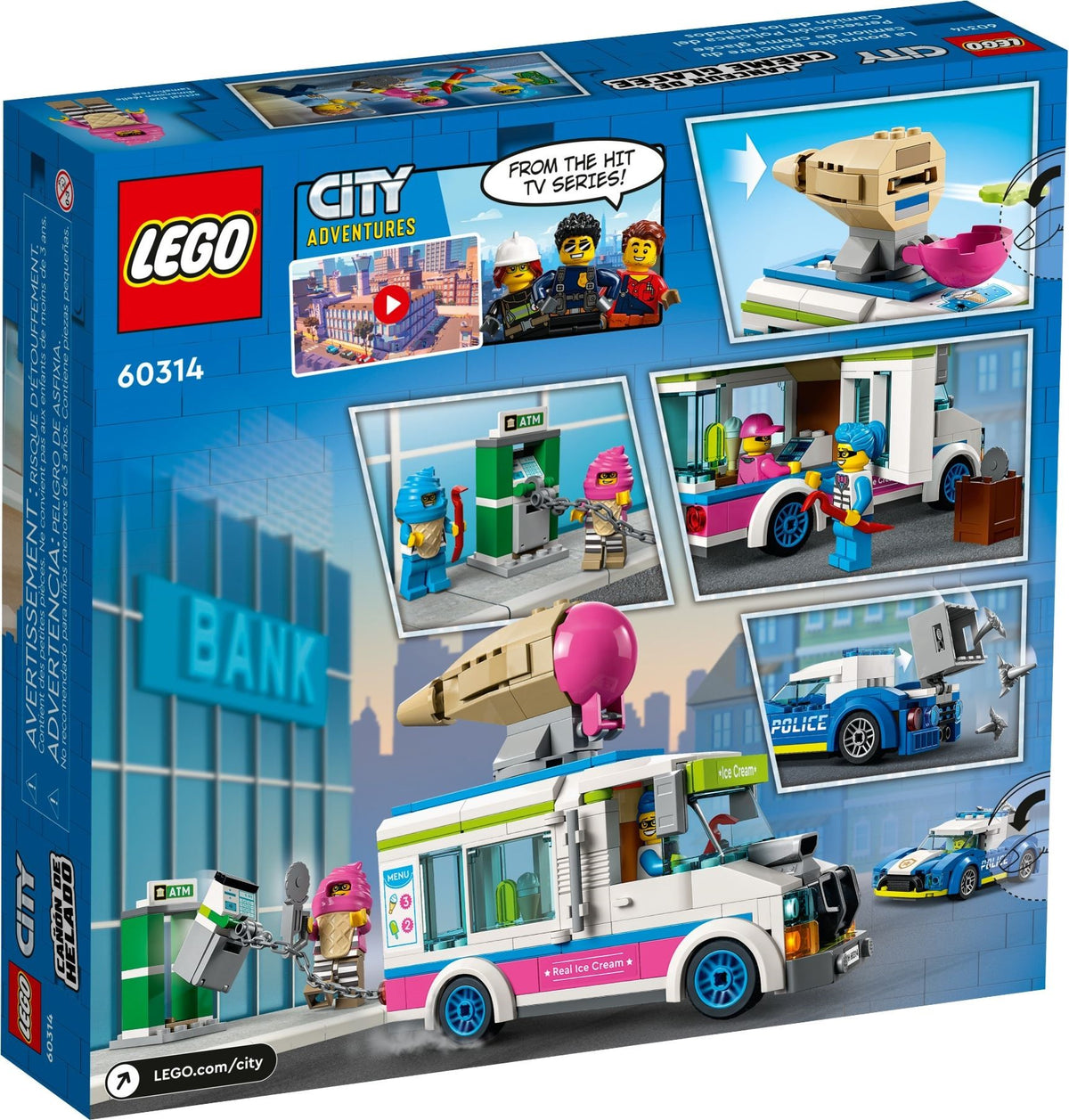 LEGO City 60314 Eiswagen-Verfolgungsjagd