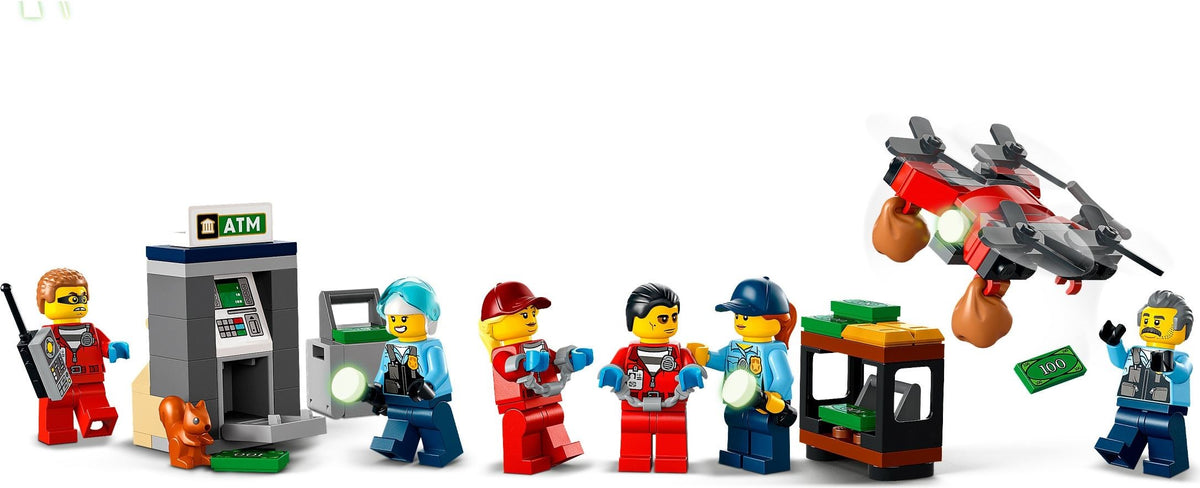 LEGO City 60317 Banküberfall mit Verfolgungsjagd