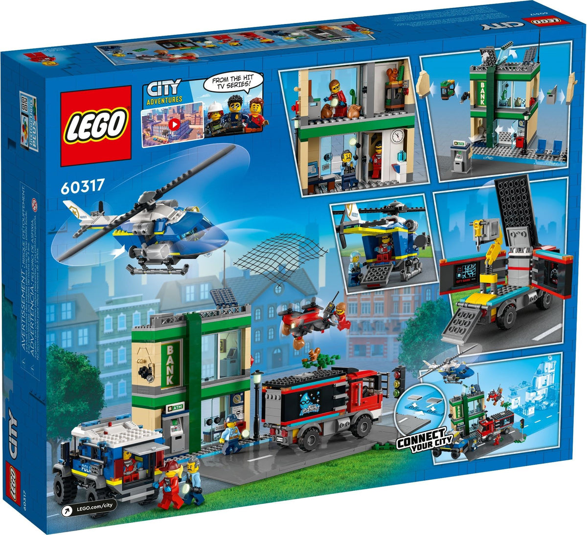 LEGO City 60317 Banküberfall mit Verfolgungsjagd