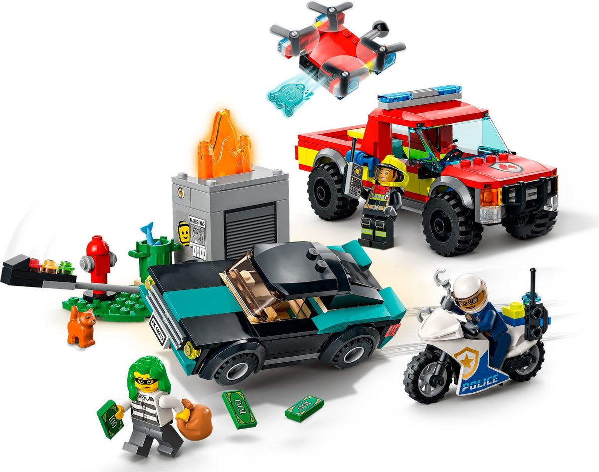 LEGO City 60319 Löscheinsatz und Verfolgungsjagd