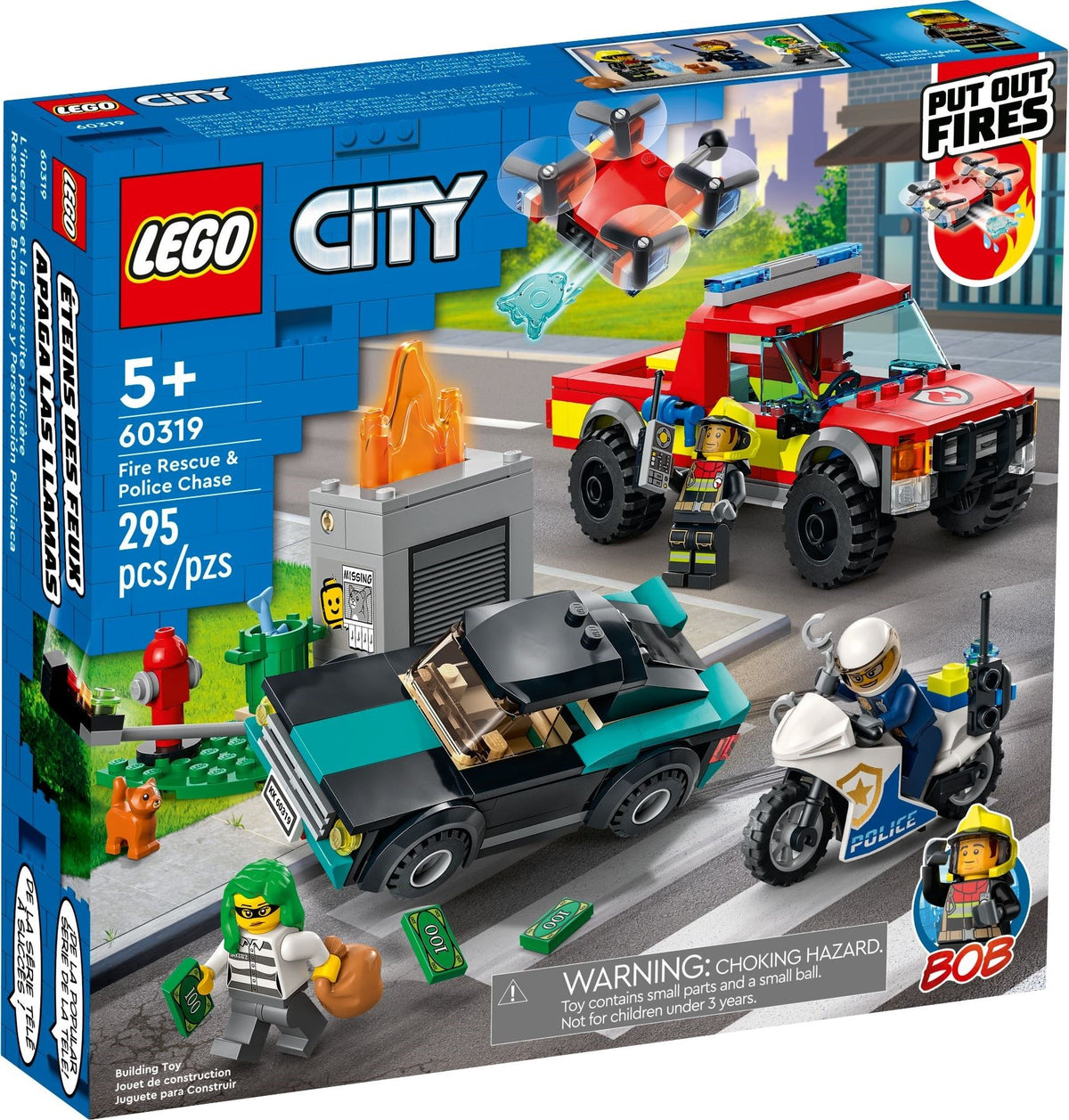 LEGO City 60319 Löscheinsatz und Verfolgungsjagd