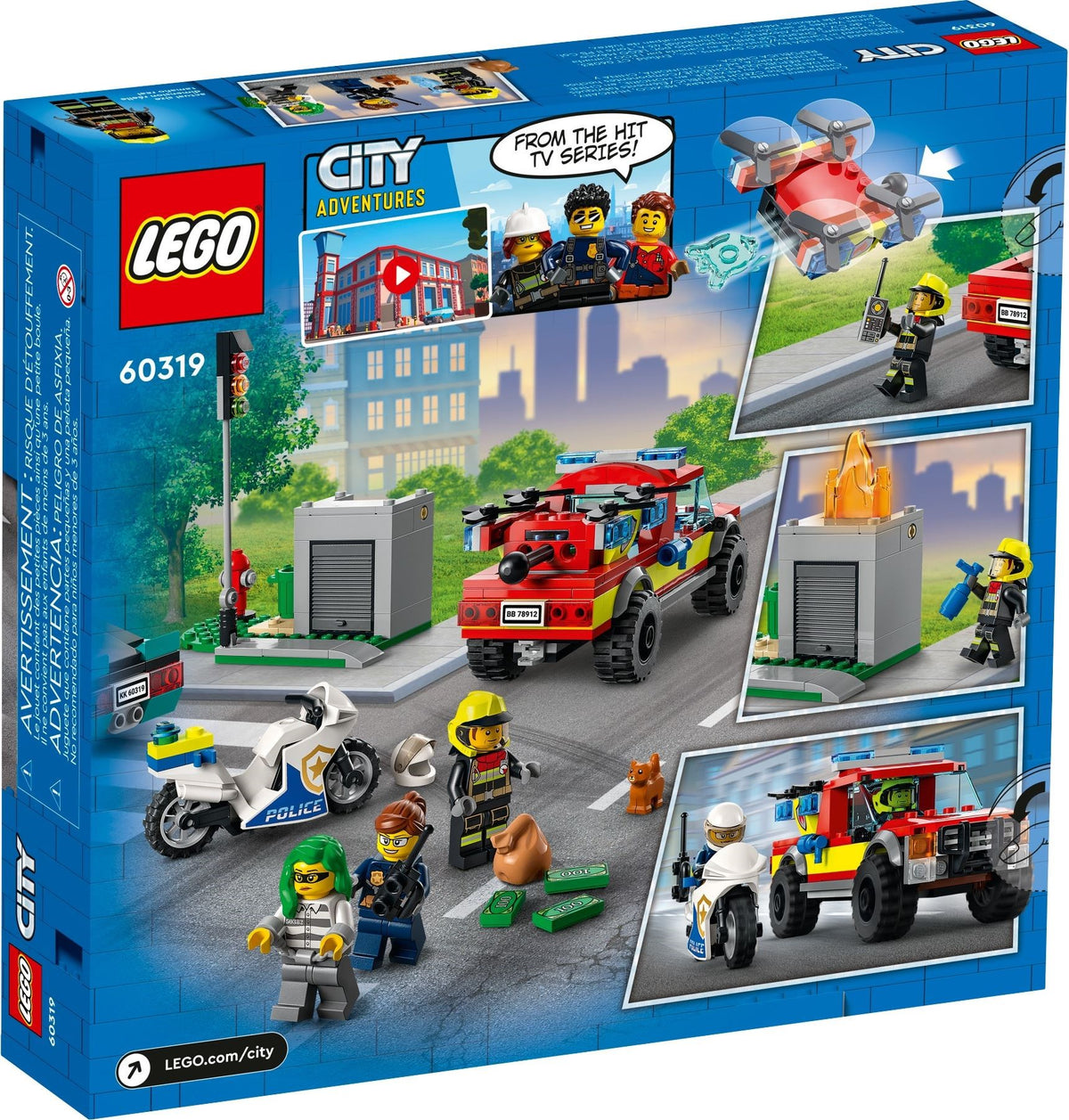 LEGO City 60319 Löscheinsatz und Verfolgungsjagd
