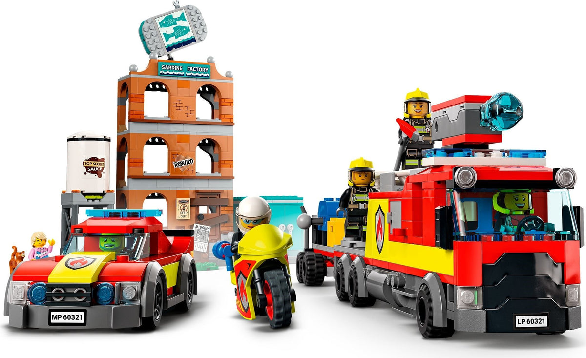 LEGO City 60321 Feuerwehreinsatz mit Löschtruppe