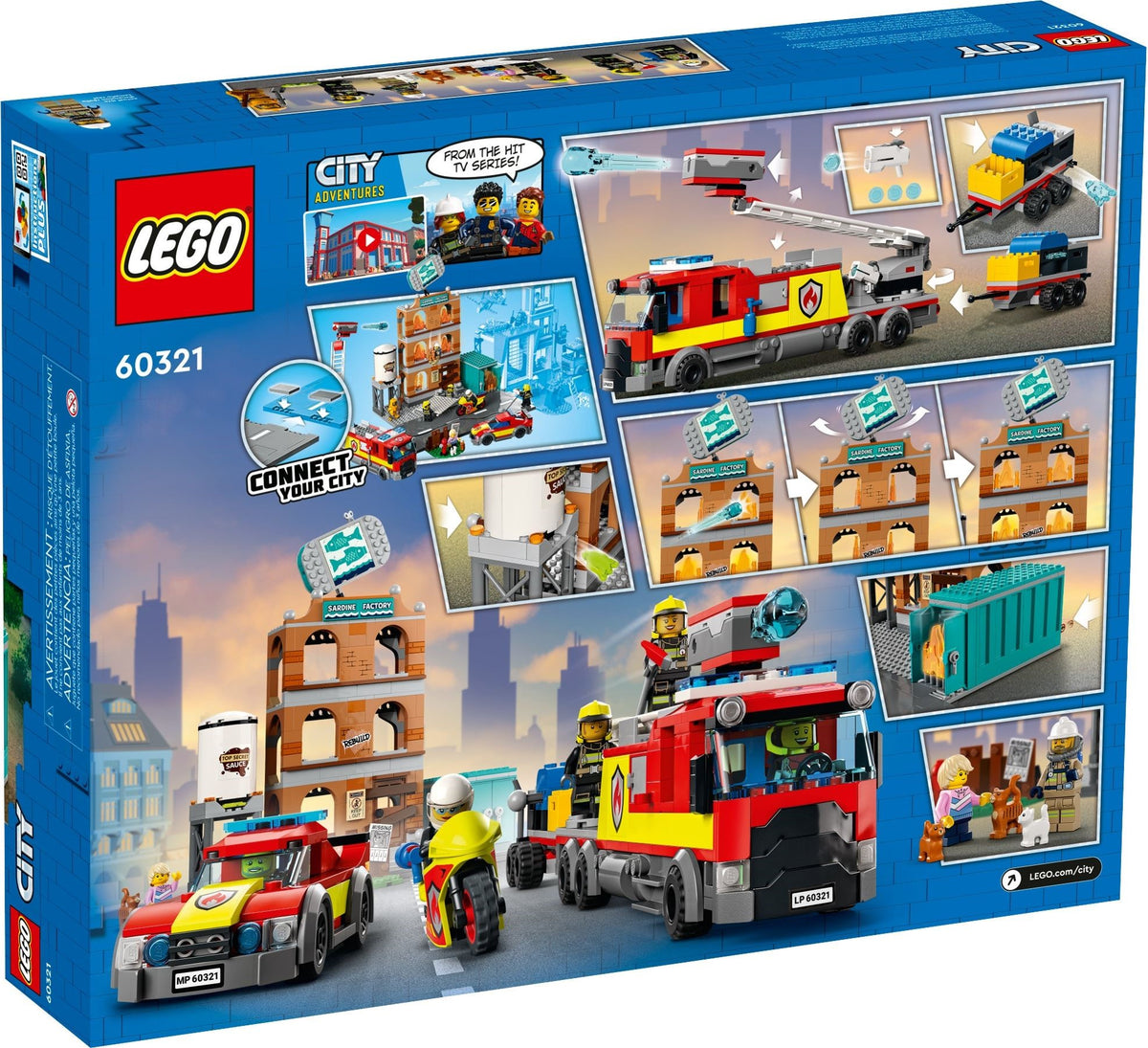 LEGO City 60321 Feuerwehreinsatz mit Löschtruppe