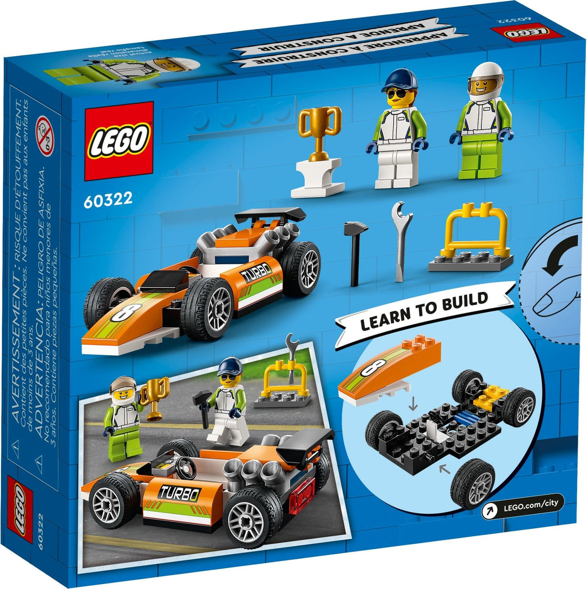 LEGO City 60322 Rennauto