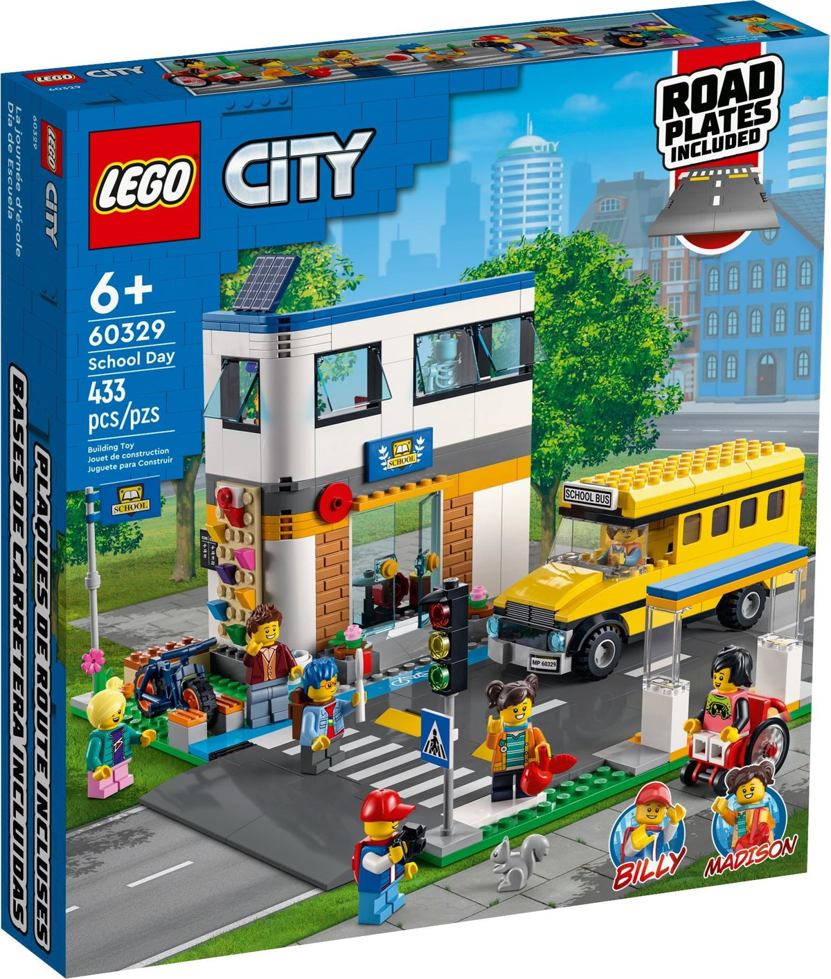 LEGO City 60329 Schule mit Schulbus